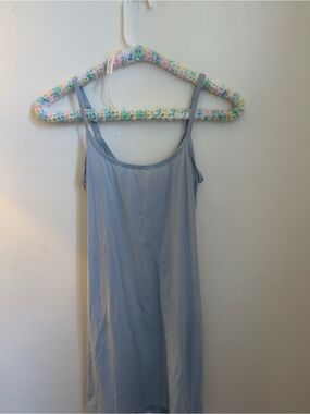 skims logo mesh foil cami dress SKIMS Women Plus Size 3X Brown Metallic Logo Mesh Foil Mini Slip Cami Dress NWT